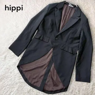 새상품급 히피 모닝 코트 플록 코트 정식 예복 포멀 결혼식 블랙