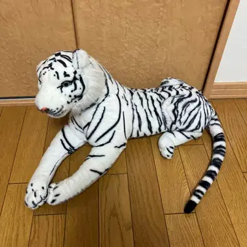 화이트 타이거 봉제 인형 대형