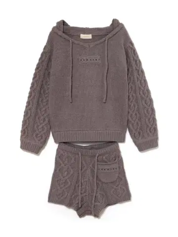 andmary Mou loose knit set up