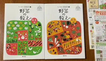 채소의 가르침 봄 여름편 가을 겨울편 그림책 세트