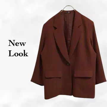 자켓 [뉴룩] [L] 브라운 테일러드 일본제 비즈니스 출퇴근