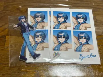 앰프턱 치구사 군 디오라마 아크릴 스탠드 2주년 브로마이드