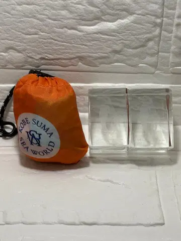 [ 익명 배송 ] 고베 스마 월드 크리스탈 큐브, 에코백 3세트