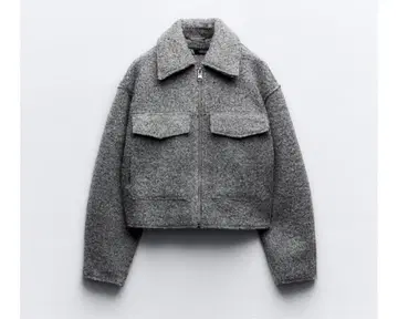 ZARA 부클레 숏 자켓 L