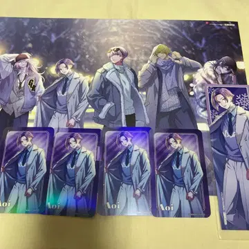 파라라이 emocafe 런천 매트 책갈피 클리어 시트 아오이