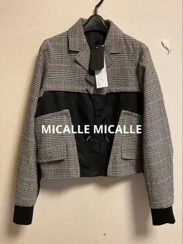 [ MICALLE MICALLE/미카레미카레 ] 이소재 도킹 자켓
