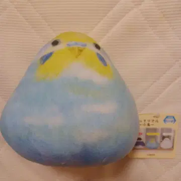 폿테리얼 소형 새 잉꼬 택 포함 봉제 인형