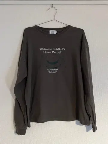 Mrs. GREEN APPLE POPUP 롱 슬리브 T셔츠 L