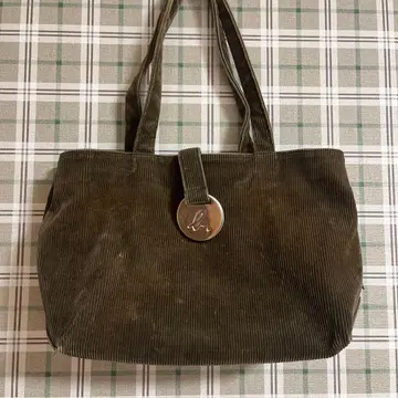 에네스베 코듀로이 토트백