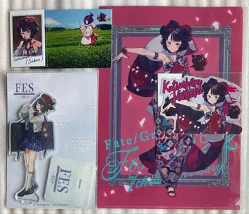 FGO 가쓰시카 호쿠사이 기념 중국 아크릴 스탠드 스티커 파일 카드