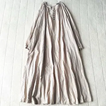 어반 리서치 코튼 스트라이프 스키퍼 원피스 롱 원피스