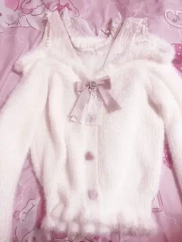 LIZLISA 레이어드 스타일 어깨 트임 니트