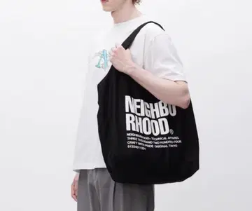 NEIGHBORHOOD 로고 토트백 블랙 1회 사용 새상품급