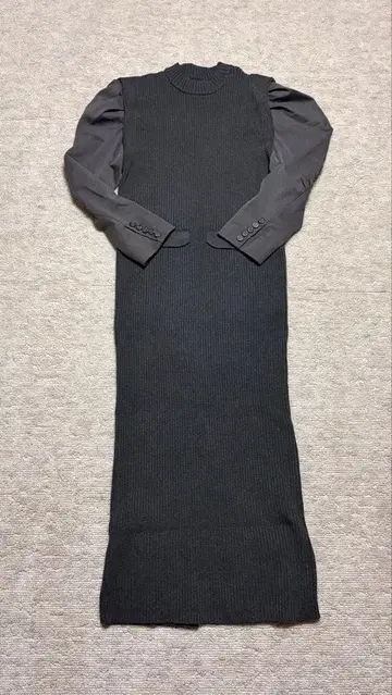 Ameri JACKET LIKE TIGHT KNIT DRESS