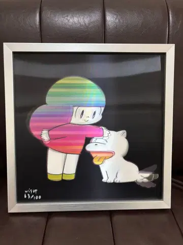 [ 100장 한정판 ] 마무안 렌티큘러 애니메이션 패널 [ 쓰담쓰담 ]