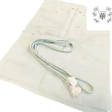 K 허리띠 세트 오비 장식 천 꽃 단풍 그린