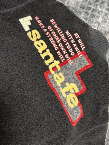 santafe 플리스 자켓 블랙