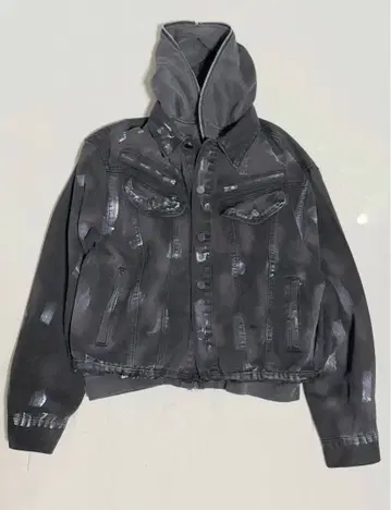 ABETTOR 데님 자켓 후드티