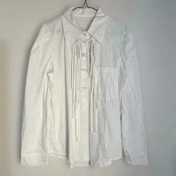 [ 미사용 ] TWOTWINSTYLE 화이트 긴팔 셔츠