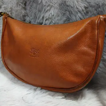 [ 레어 ] 일비종떼 숄더백 가죽 홍차