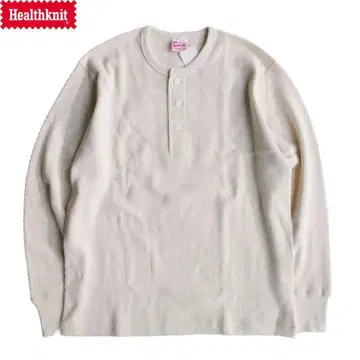 [M] 헬스니트 허니콤 서멀 헨리넥 티셔츠 52034