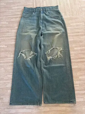 FUTURE ARCHIVE BAGGY CRASH DENIM 24ss