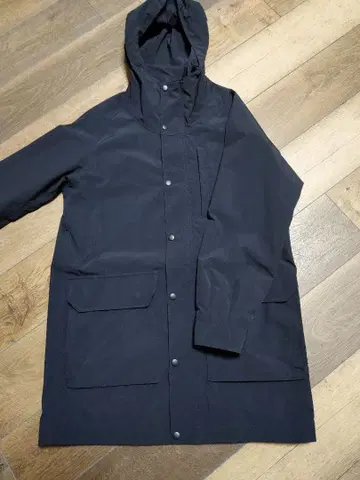 UNIQLO 윈드프루프 후디드 코트 블랙 S 사이즈