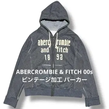 아버크롬비&피치 빈티지 가공 후드티 00s Y2K 아바클로