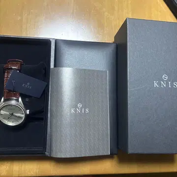 KNIS 자동 와인딩 시계 골드/브라운