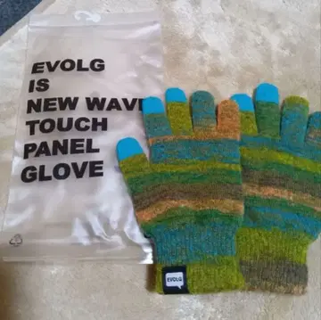 EVOLG 스마트폰 대응 장갑 일본제 그린 계열
