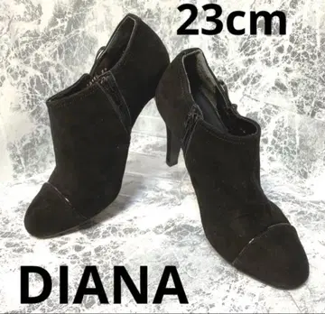 [ 무료배송 ] DIANA 다이애나 블랙 숏부츠 리본 23cm