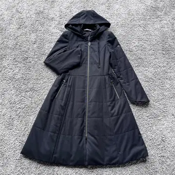 FOXEY NY 40 네이비 충전솜 다운 코트