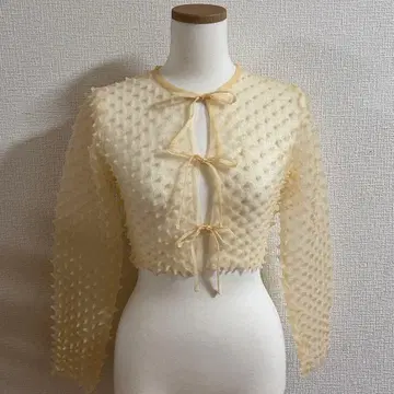 Lily Brown 시스루 가디건 다나카 미나미, 신키 유코 착용