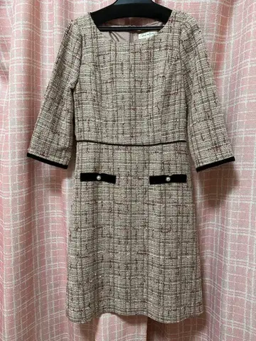 데뷔 피오레 트위드 원피스