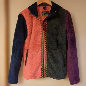 컬러풀 플리스 자켓