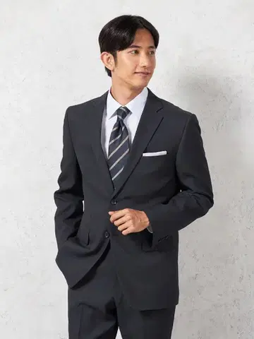 정가 43,890엔 거의 새상품 네이비 상하의 남성용 수트