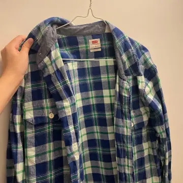 Levi's 체크 무늬 셔츠 S