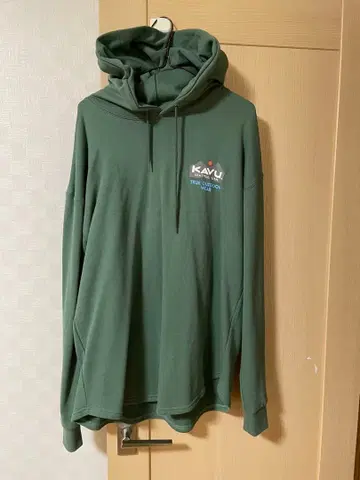 KAVU 프라이드 포테이토 후드티 그린