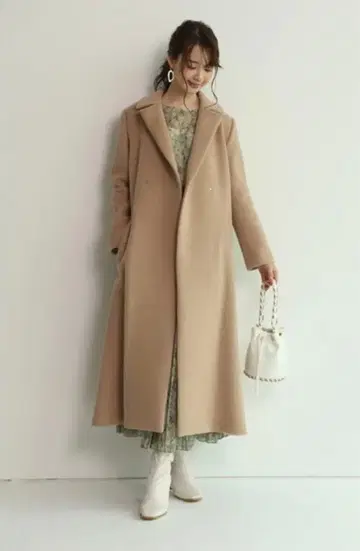 마이 스트라다 백 볼륨 롱 코트