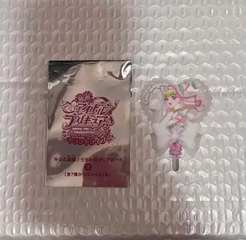 영화 너와 아이돌 프리큐어 특전 부채형 클리어 카드 큐어즈 큔