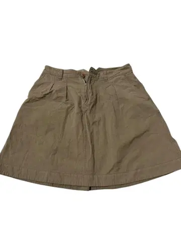 MHL. 카키 미니 스커트 플리츠 포함