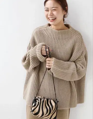 JOURNALSTANDARD relume 벌키 W 코드 보틀넥 니트