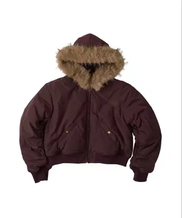 [ 일본 한정판 ] N2B / 퍼 후드 밀리터리 블루종