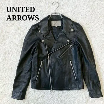 UNITED ARROWS 더블 라이더 가죽