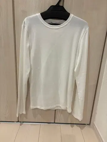 BEAUTY&YOUTH 화이트 긴팔 T셔츠