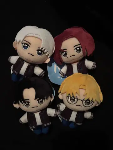 INI GiGO 마스코트 봉제 인형 4세트