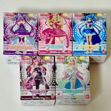 너와 아이돌 프리큐어 큐티 피규어 5점