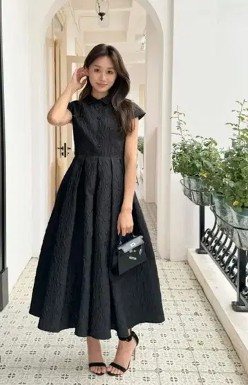 birthdaybash 자카드 헵번 드레스