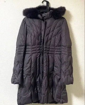 퍼 다운 자켓 코트 롱 코트