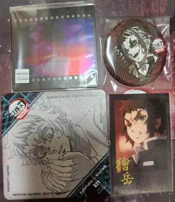 카이가쿠 필름&캔 배지&코스터&브로마이드 다이닝 귀멸의 칼날